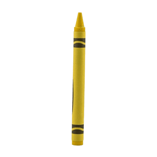 yellow crayon